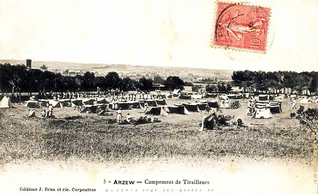 Arzew - Campement de Tirailleurs - 1905.jpg
